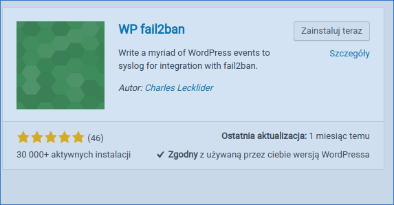 fail2ba wordpress instalation
